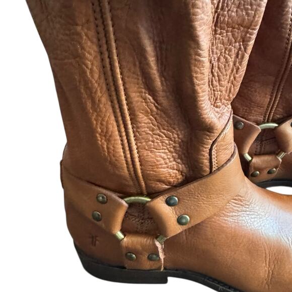 Frye Phillip Harness Tall Washed Leather Riding Boot 70511 Size 5.5 - Picture 2 of 13